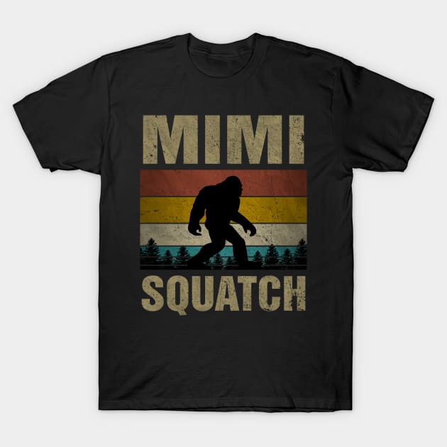 Mimi Squatch Bigfoot Mimi Sasquatch Yeti Family Matching T-Shirt by snnt